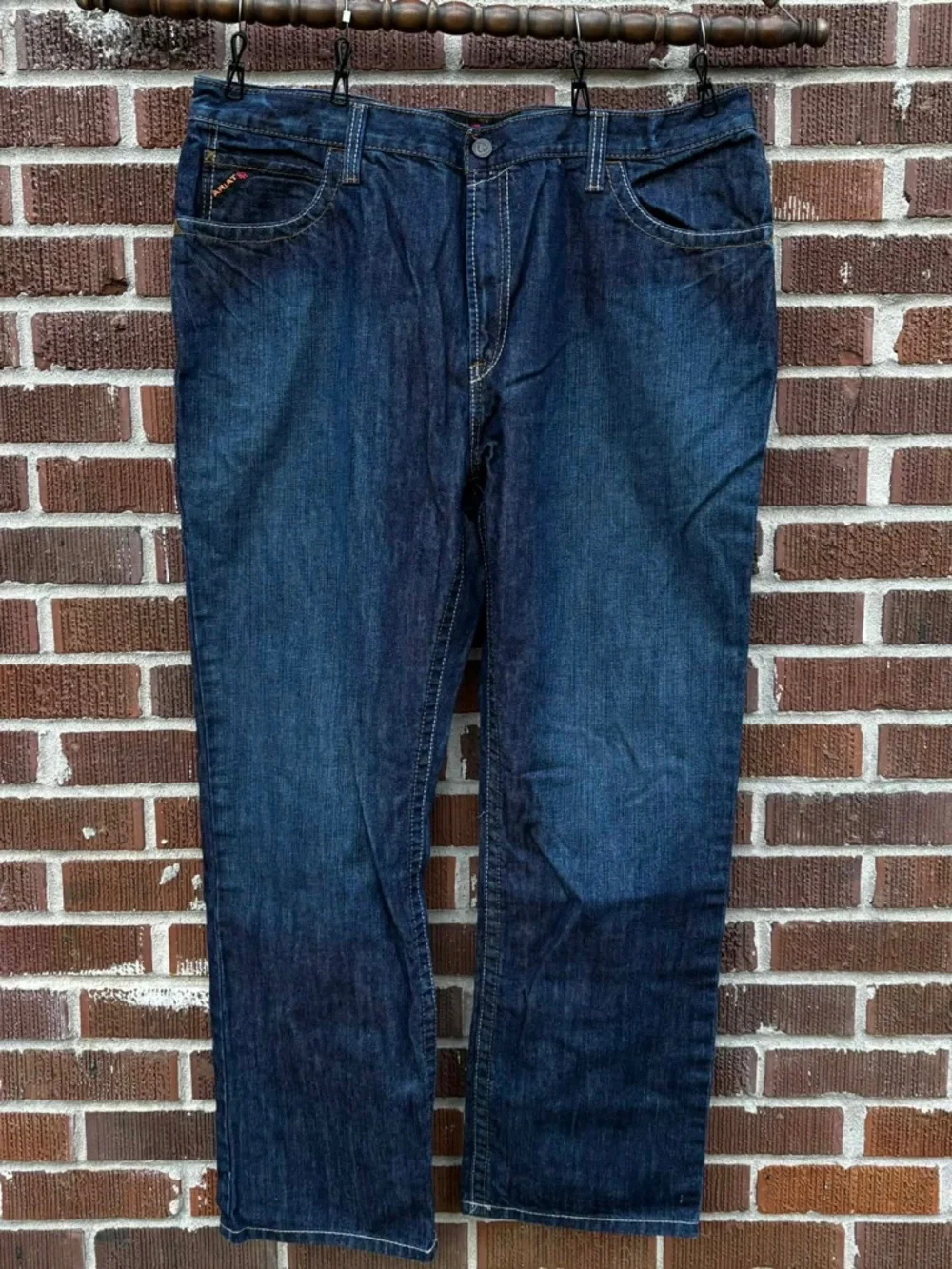 Ariat FR M4 Low Rise Boot Men's Denim Jeans Size 42W 32L Cat 2 2112 RN105037